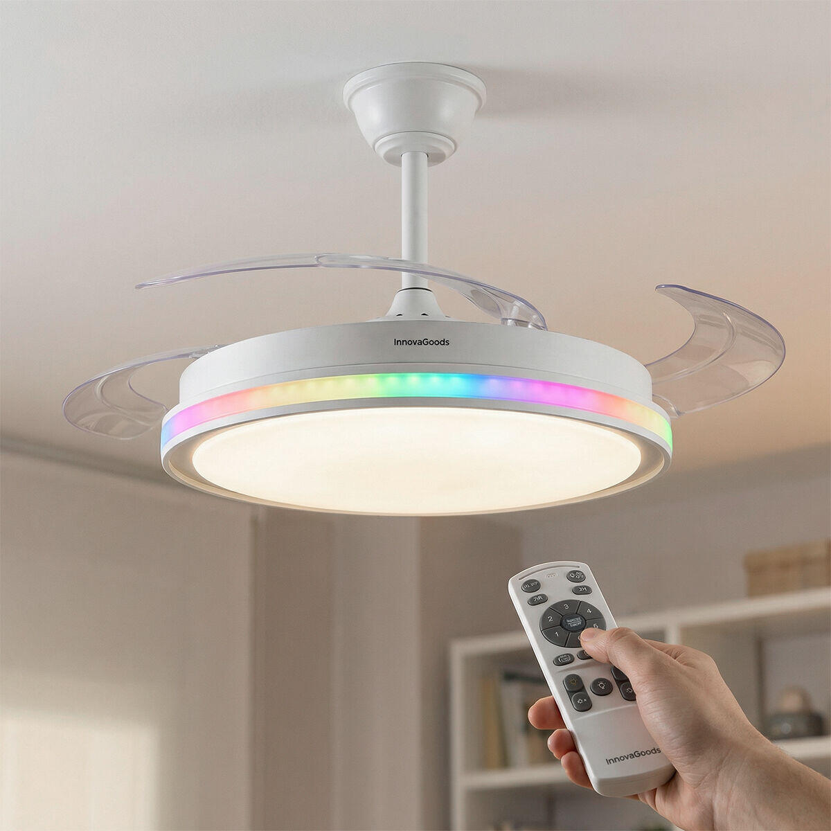 Ventilador de Techo con Luz LED